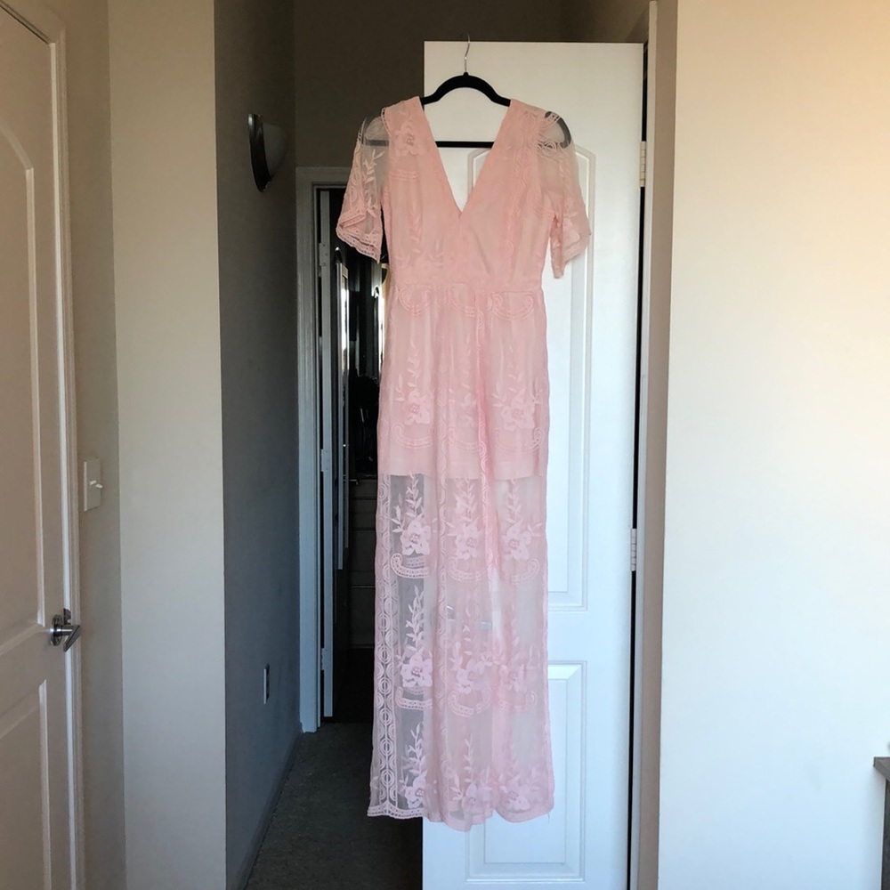 Ash Rose Crochet Lace Dress - Picture 4 of 8